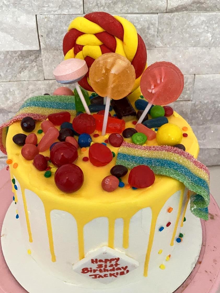 Candy Explosion Cake – Yellow