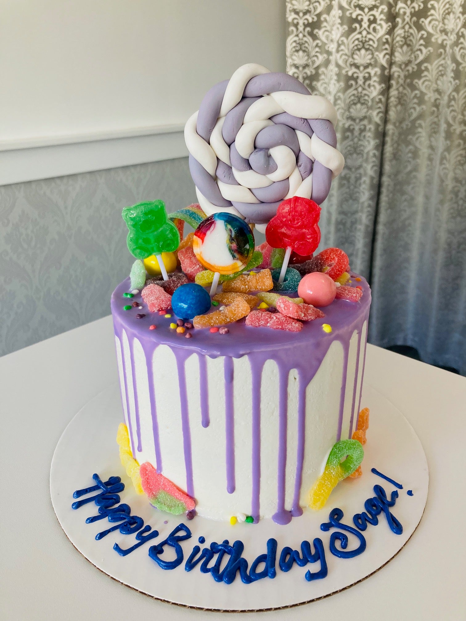 Candy Explosion Cake – Purple